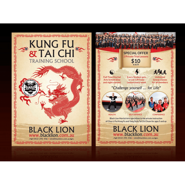 Flyer design idea with a special offer