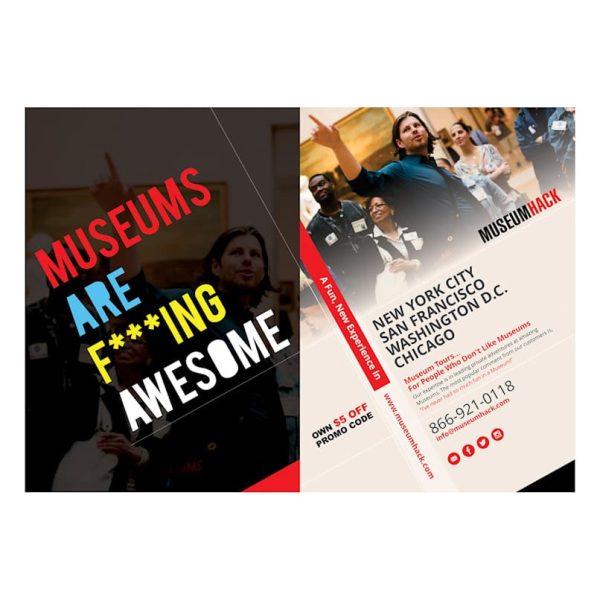 Museum flyer design idea