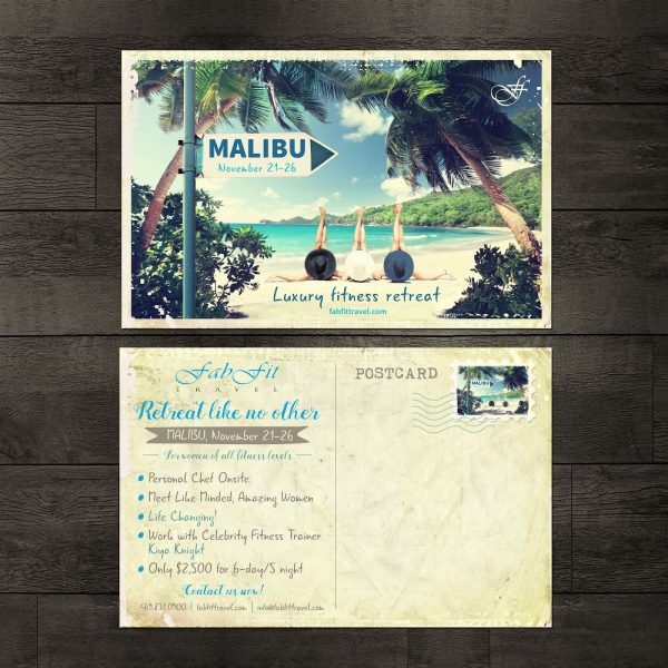 Travel flyer design idea