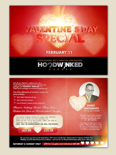 Valentine s flyer design