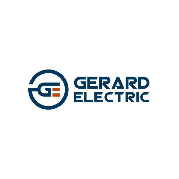 Simple electrician logo using plug