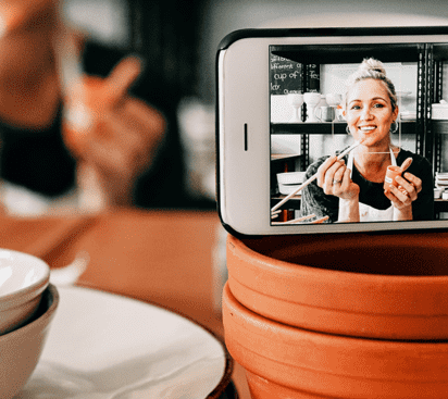 Targeted social media content at the interest stage of the marketing funnel.