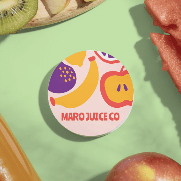 Circle shape business card