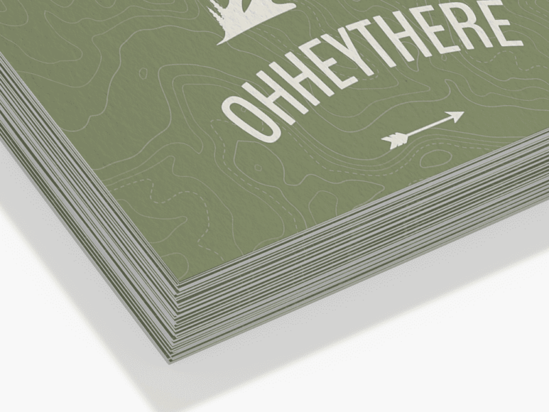 Standard business cards cotton stock
