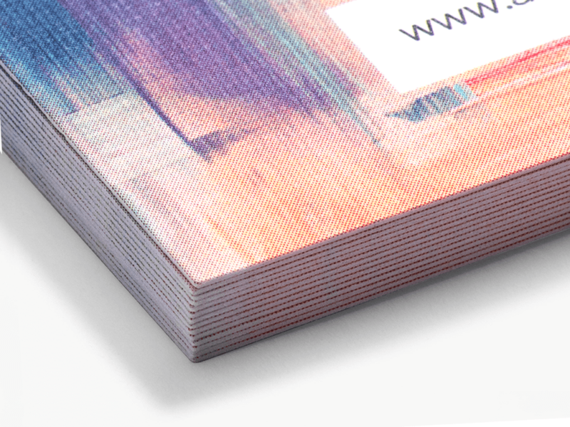 Standard business cards linen stock