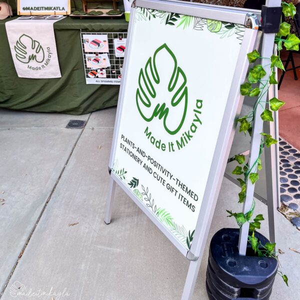 Green logo for eco-friendly small business about making things