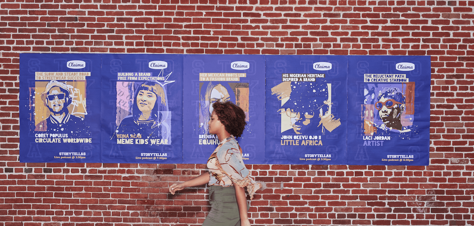 People Making Posters