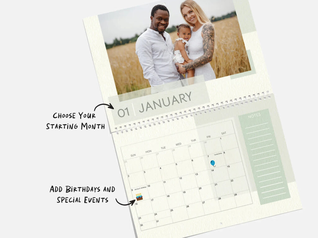 How to Create a Photo Calendar | VistaPrint