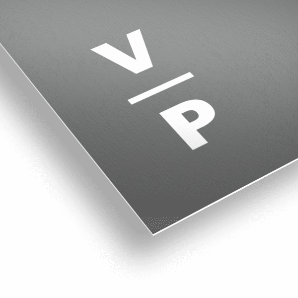 Recycled finish for a menu