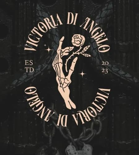 a range of storybook gothic style logo designs