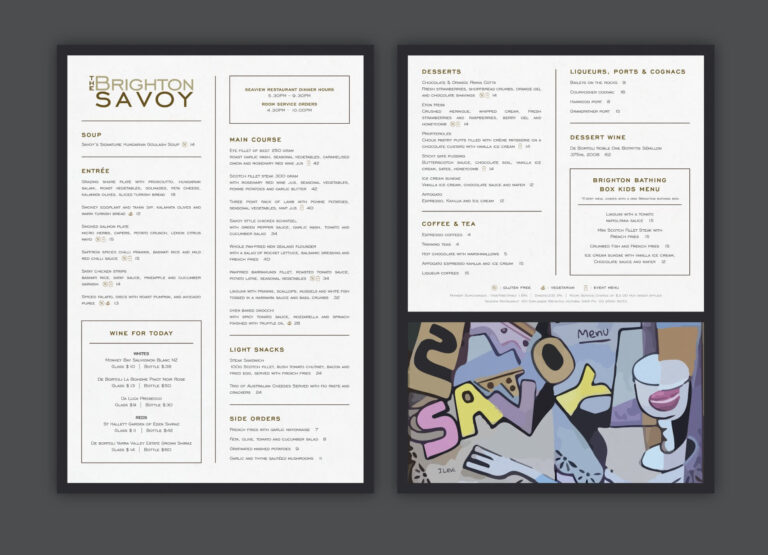 How to Design a Menu for a Restaurant | VistaPrint US