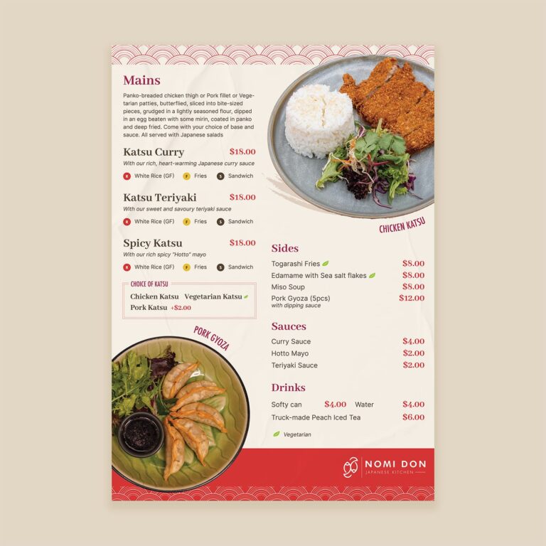 How to Design a Menu for a Restaurant | VistaPrint US