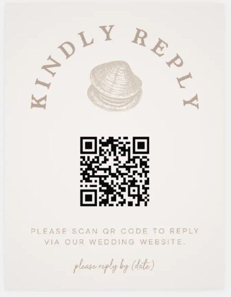 Beach-themed save the date