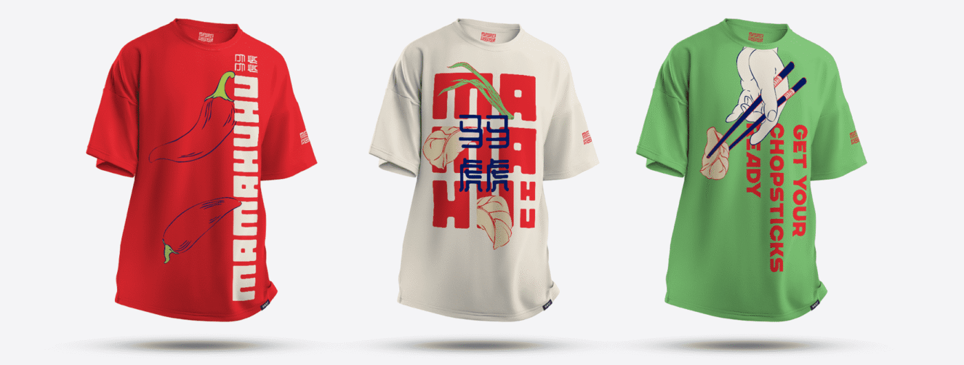 Merchandise T-shirt design visual identity