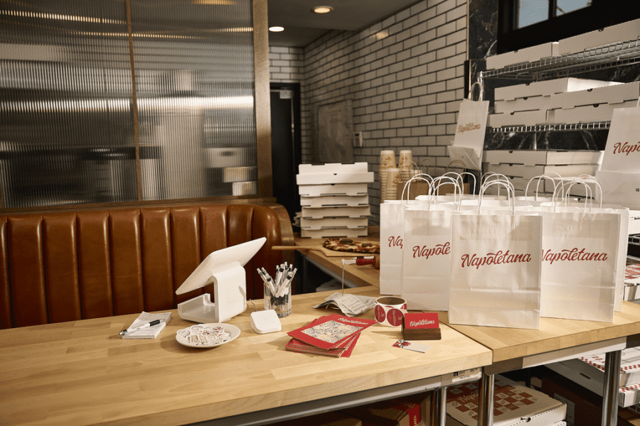 Packaging design for a restaurant business