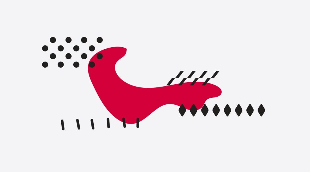 An example of signature brand shapes for a shoe brand Semmi