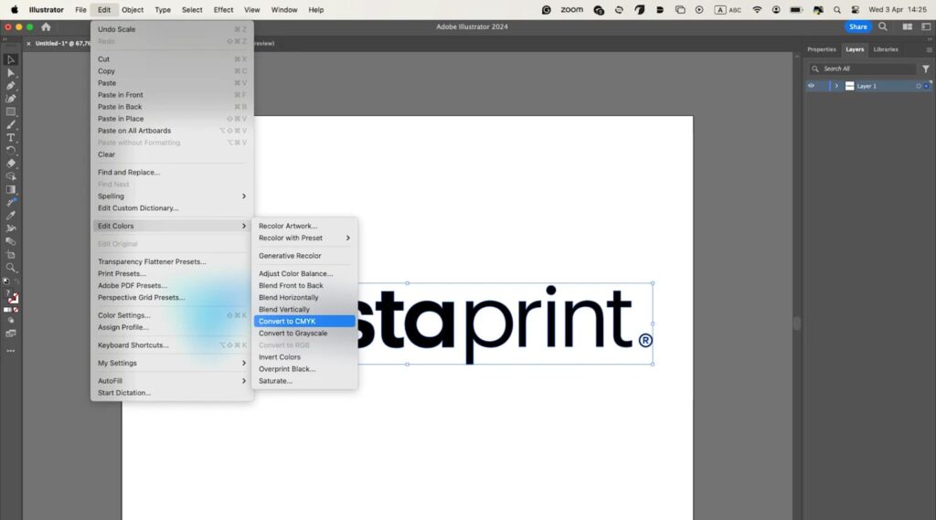 How to edit an existing logo in Adobe Illustrator