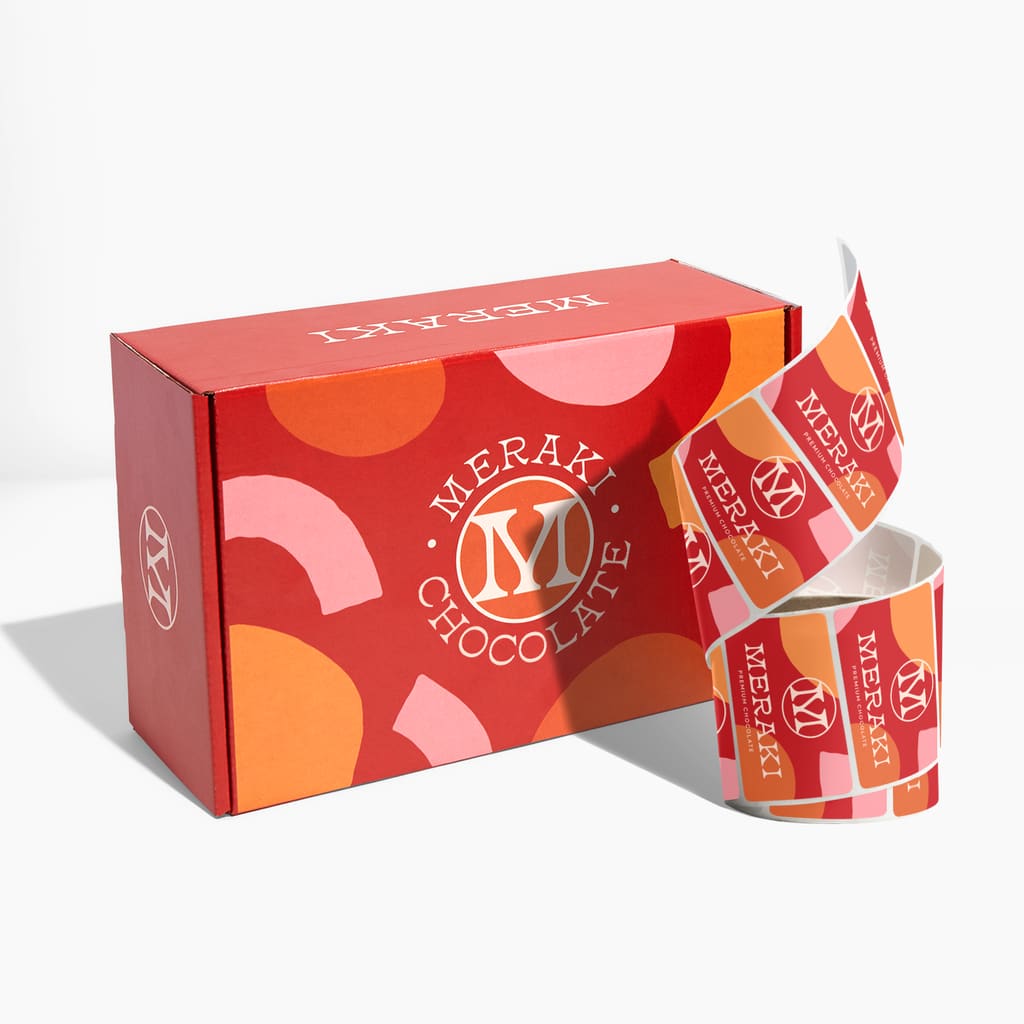 Red and bold folding carton, perfect for bold branding and shelf appeal