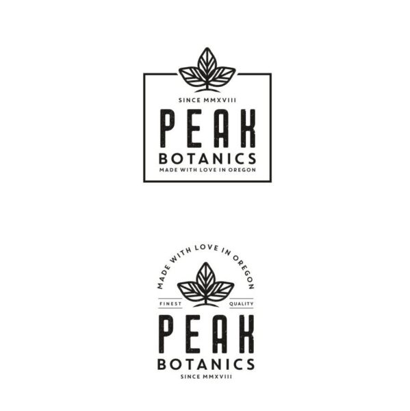 Logo design for an all natural, organic botanicals (plant-based products) business in the beauty and cosmetics industry