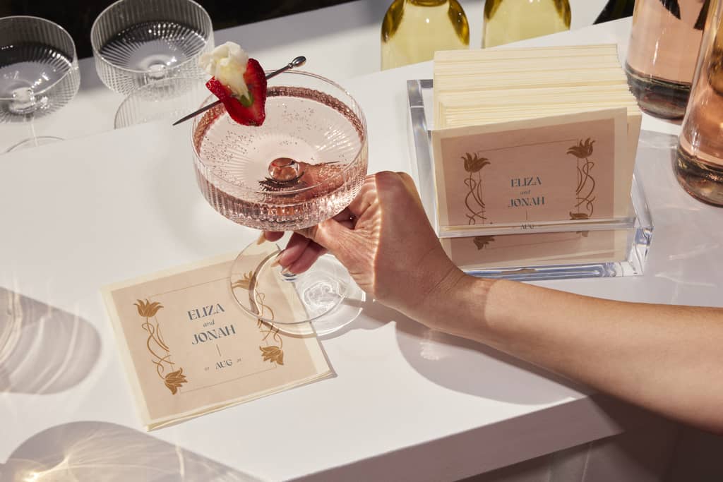 minimal wedding stationary