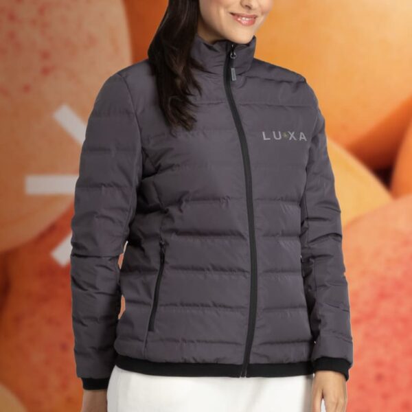 Softshell branded jacket for using as a promotional product for employees