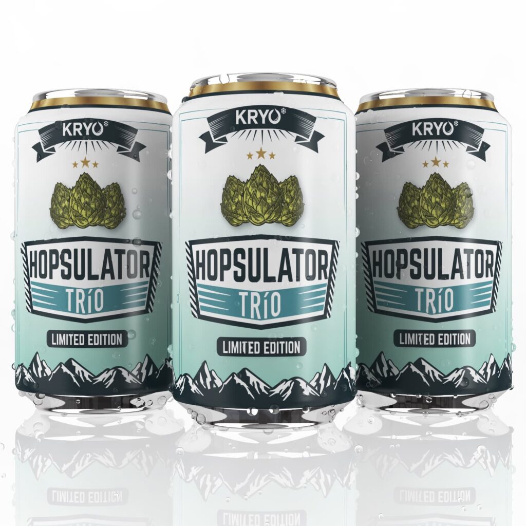 Limited edition beer cans.
