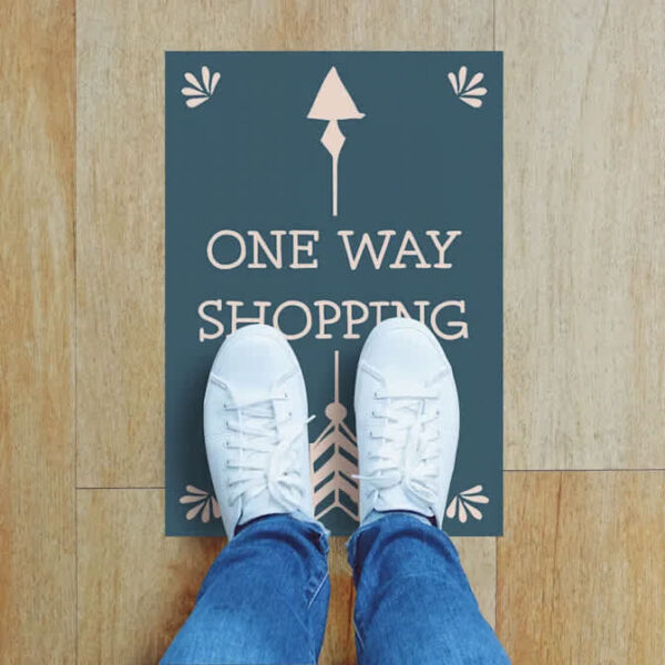 Floor decal types of signs.