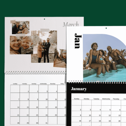 Affordable custom calendars that highlight your favorite memories or your business.