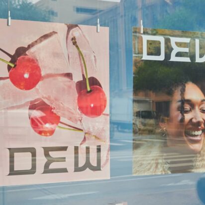 posters on a wall
