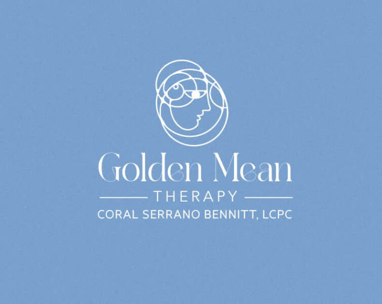 Abstract scrawled face in stamp logo design
