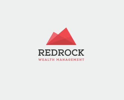 Mountain silhouette in simple logo design