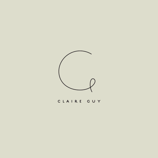 minimal scrawled lettermark logo