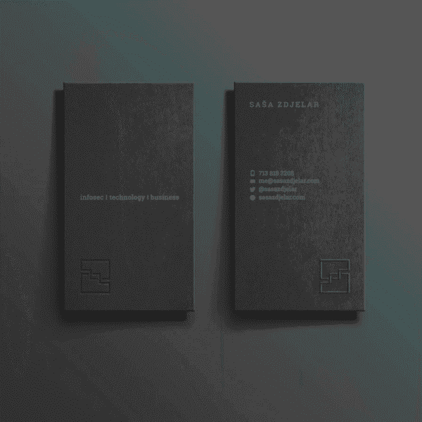 Business card design