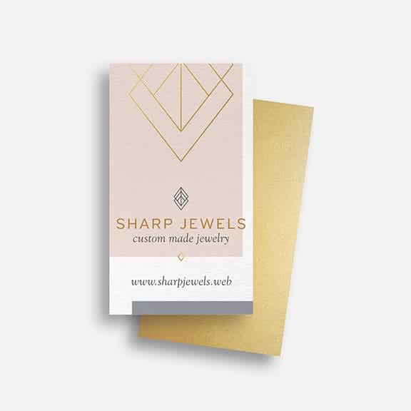 Jewelry business card idea