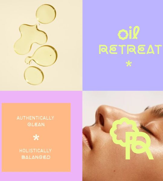 Brand identity that uses the Mismatched and Bright graphic design trend: Markenidentit&auml;t, die den Grafikdesign-Trend "Mismatched and Bright" nutzt.