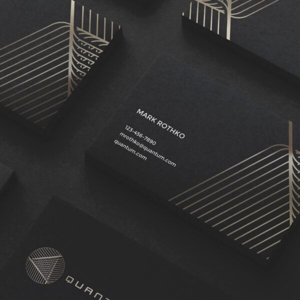 Micro-Industrial graphic design trend 2026 business card design