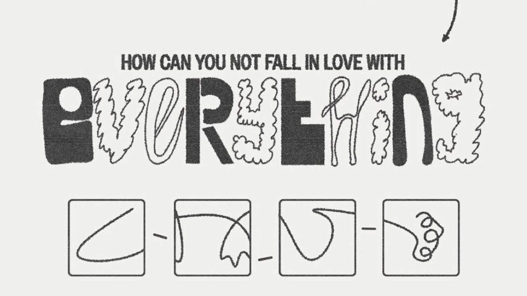 Scribbled generative typeface