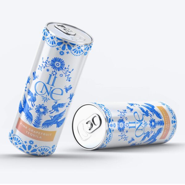 Tequila can design, example of the Elemental Folk graphic design trend 2026