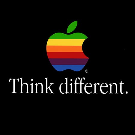 Apple think different logo