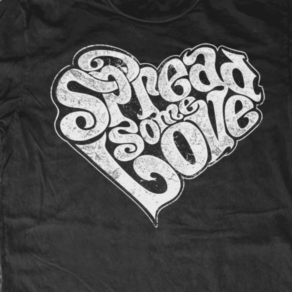 Spread some love t shirt design
