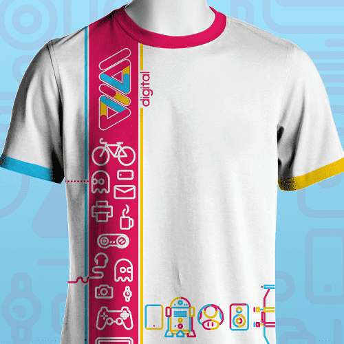 Colorful t shirt design
