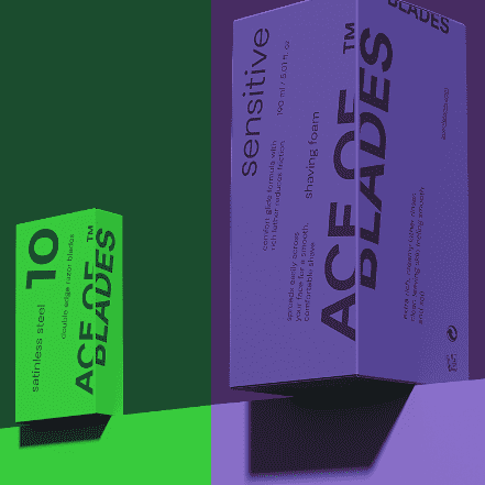 Tendance de design graphique d'emballage audacieux "pas tout &agrave; fait minimaliste" - Not quite minimalism bold packaging design graphic design trend