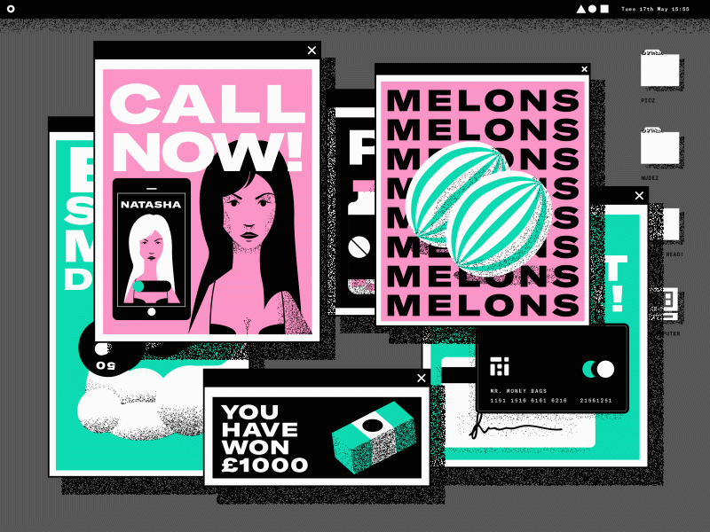 Tendance de design web Dial-up Delight de 2026 avec des graphismes anim&eacute;s