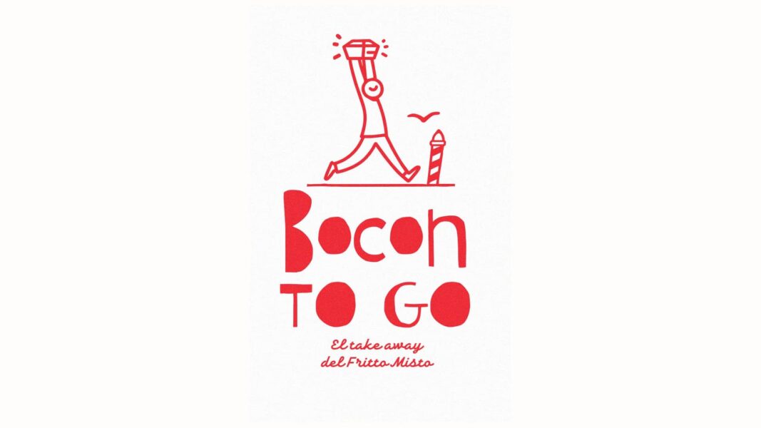 Design de logo mascotte en train de marcher.