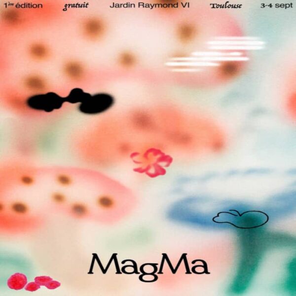 Tendance de design graphique Expressions florales de 2026 appliqu&eacute;e au design d&rsquo;affiche pour le festival MagMa.