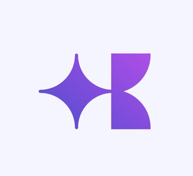 Design de logo abstrait et simple.
