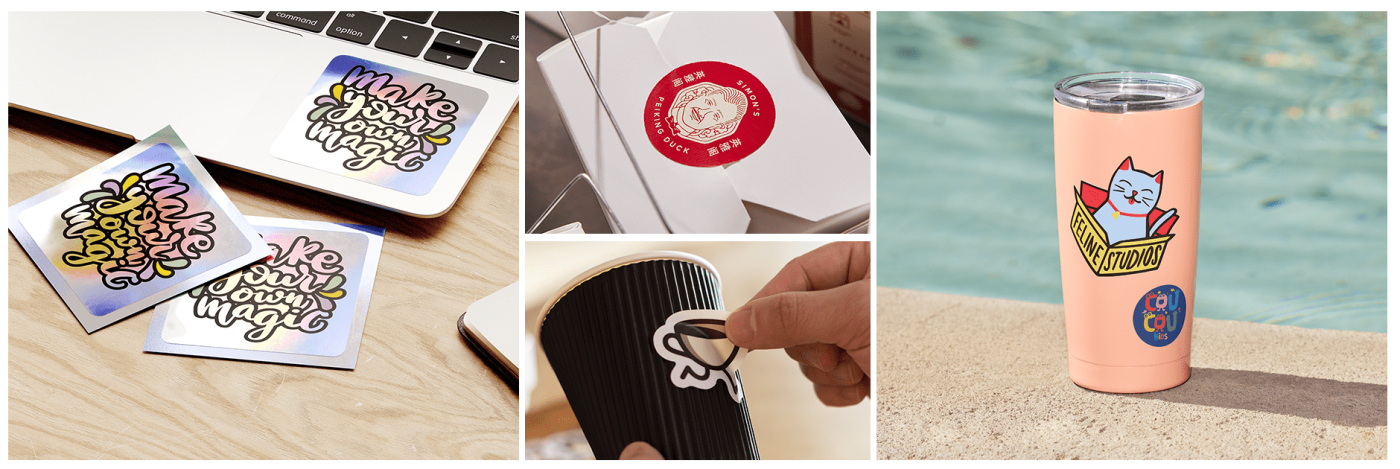 Sticker size and shapes guide | VistaPrint