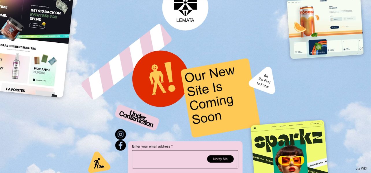 web design trends 2025 collage
