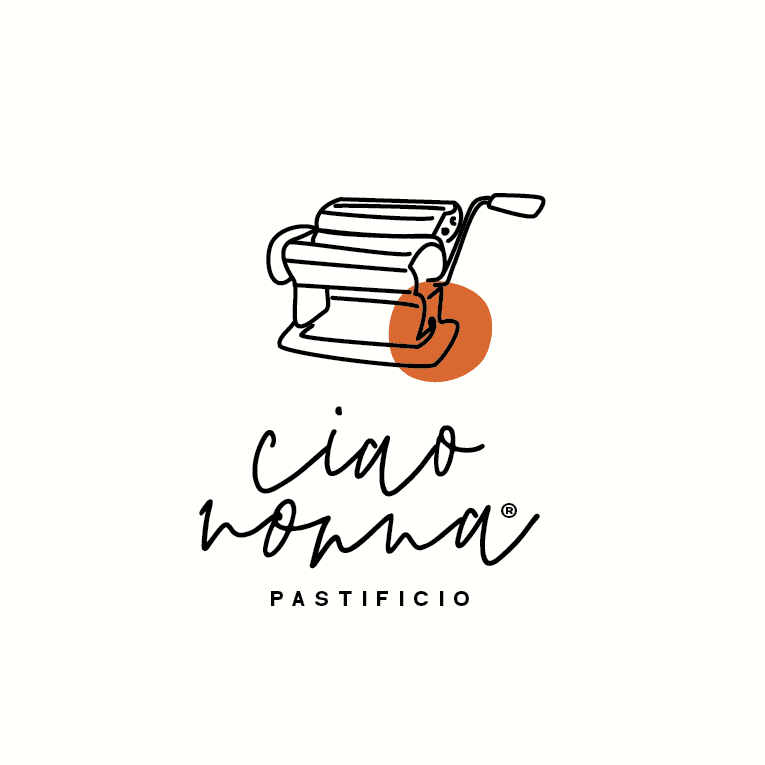 Logo color meaning: orange logo design for writing service