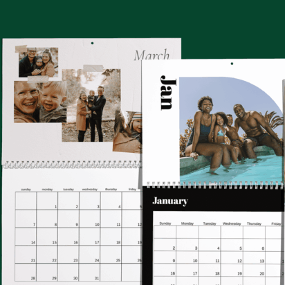 Affordable custom calendars that highlight your favorite memories or your business.